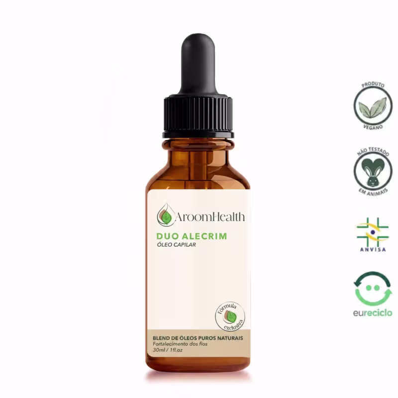 Blend de Óleos Capilares Duo Alecrim 30 ml Fórmula Exclusiva