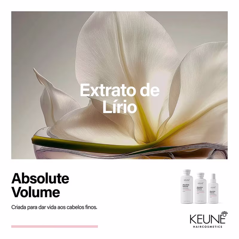 Kit Keune Absolute Volume - Volume para Cabelos Finos (2 produtos)