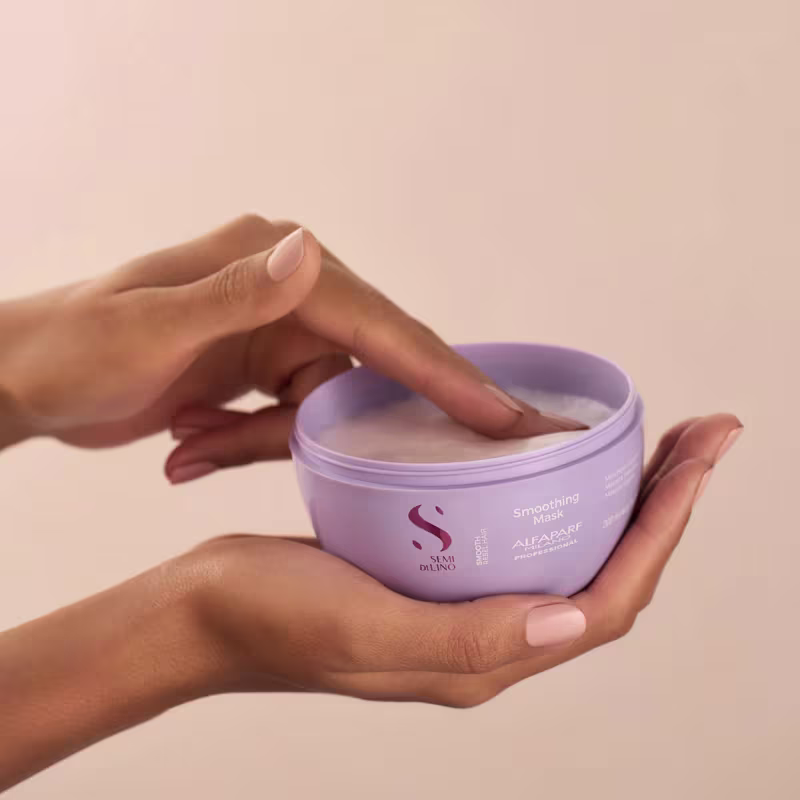 Kit Alfaparf Semi di Lino Smooth - Rotina Completa Anti-Frizz (4 produtos)