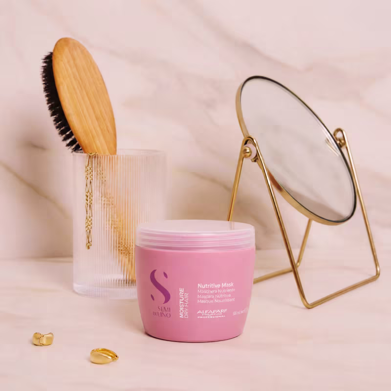 Kit Alfaparf Semi di Lino Moisture Nutritive - Nutrição e Maciez (2 produtos)