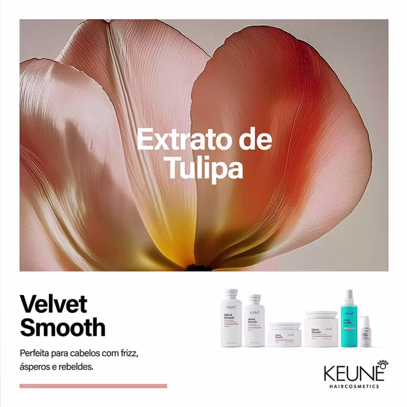 Kit Keune Velvet Smooth - Maciez e Disciplina (3 Produtos)