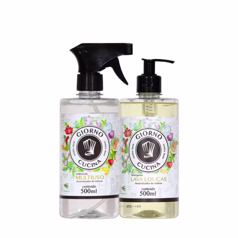 Kit Giorno Cucina - Cozinha Limpa e Louça Brilhante (2 produtos)