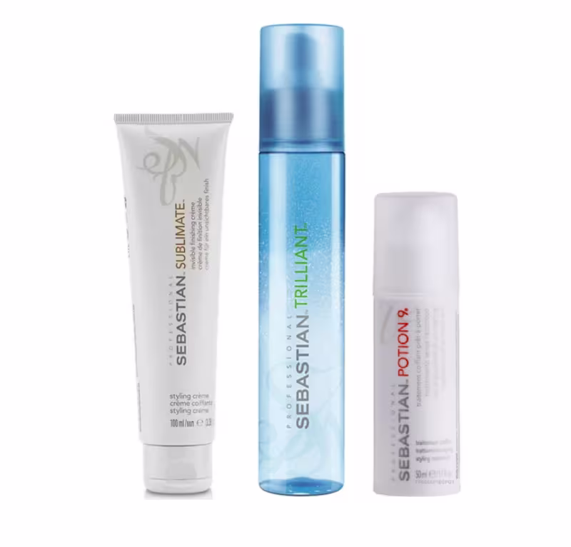 Kit Sebastian Professional Trilliant 150ml + Sublimate - 100ml + Potion 9 - 50ml