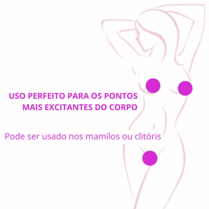 Estimulador de Mamilos E Clitóris com Sucção e Pressão Unissex em Acrílico BDSM 2,7cm X 6cm
