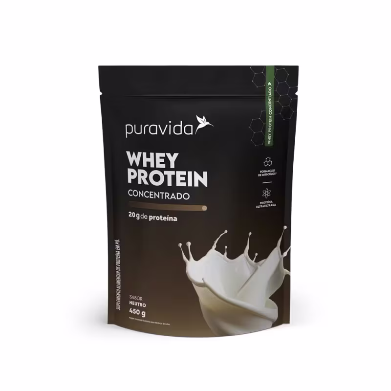 Puravida Neutro Whey Concentrado 450g