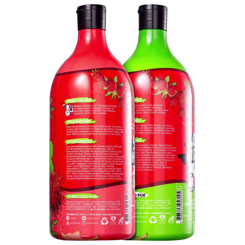 Kit Salon Line S.O.S Hidratação Turbinada Salon Duo (2 Produtos)