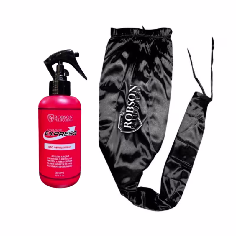 Kit Ativador Express 300ml + Touca Difusora Robson Peluquero