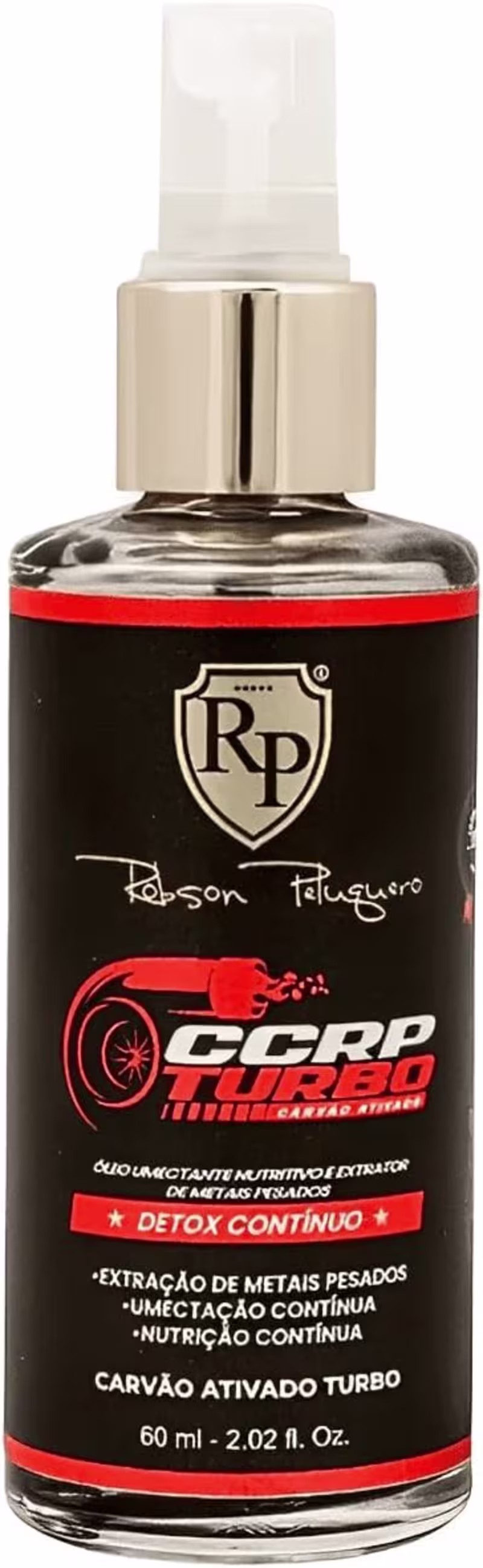 Kit Carvão Ativado Ccrp Turbo 300ml Robson Peluquero