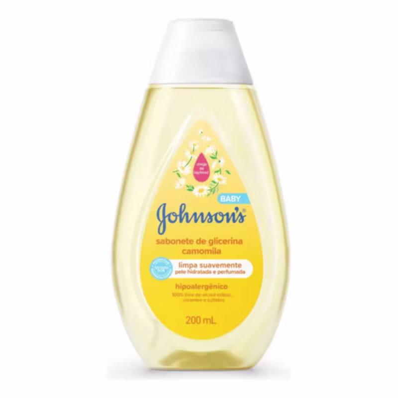 Johnson's Baby Glicerina Camomila - Sabonete Líquido 200ml