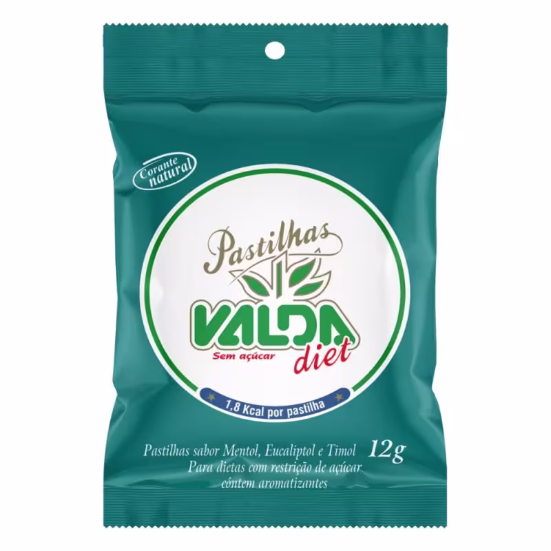 Pastilha Valda Diet Sachê 12g