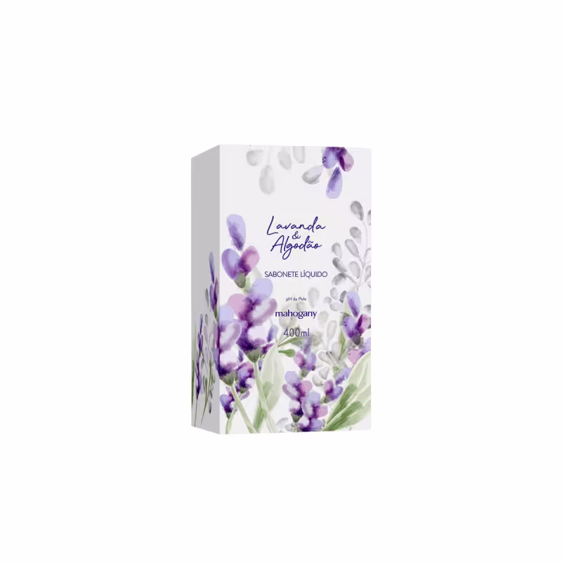 Mahogany Sabonete Liquido Lavanda e Algodão 400ml