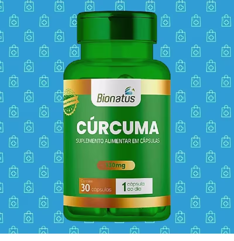 Suplemento Alimentar Bionatus Cúrcuma Green 30 Cápsulas