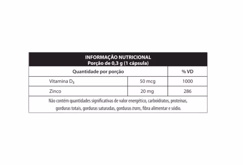 Suplemento Alimentar Doss Zinco 30 Cápsulas Gelatinosas Moles