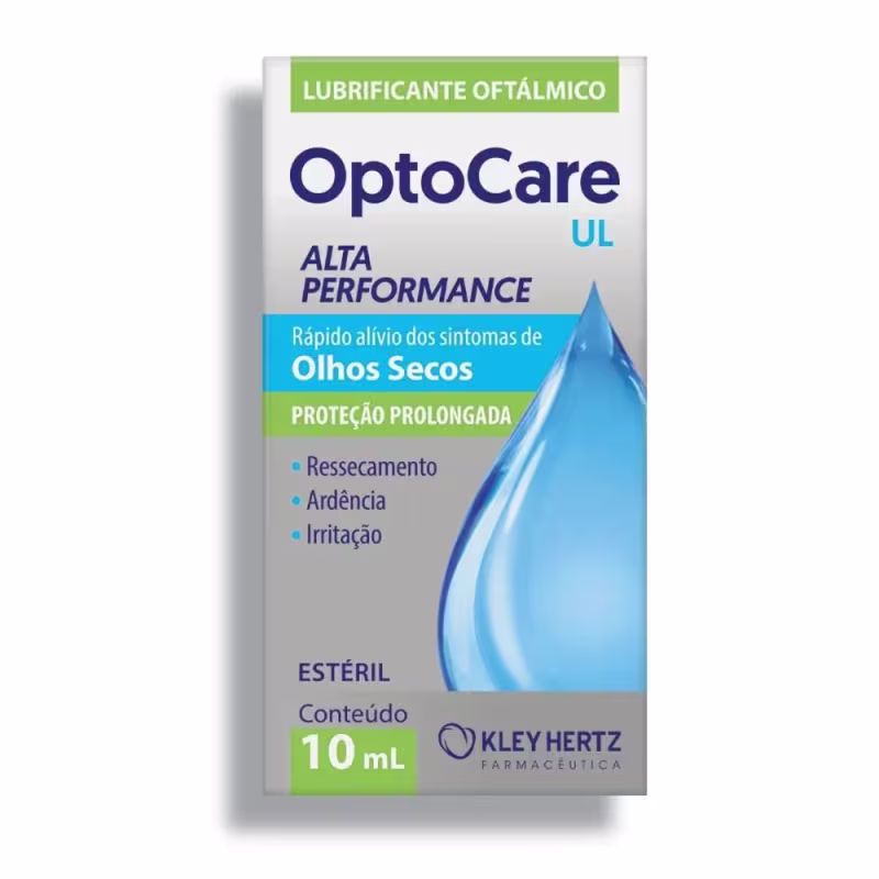 Lubrificante Oftálmico Estéril OptoCare UL Alta Performance 10ml