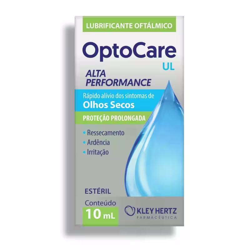 Lubrificante Oftálmico Estéril OptoCare UL Alta Performance 10ml