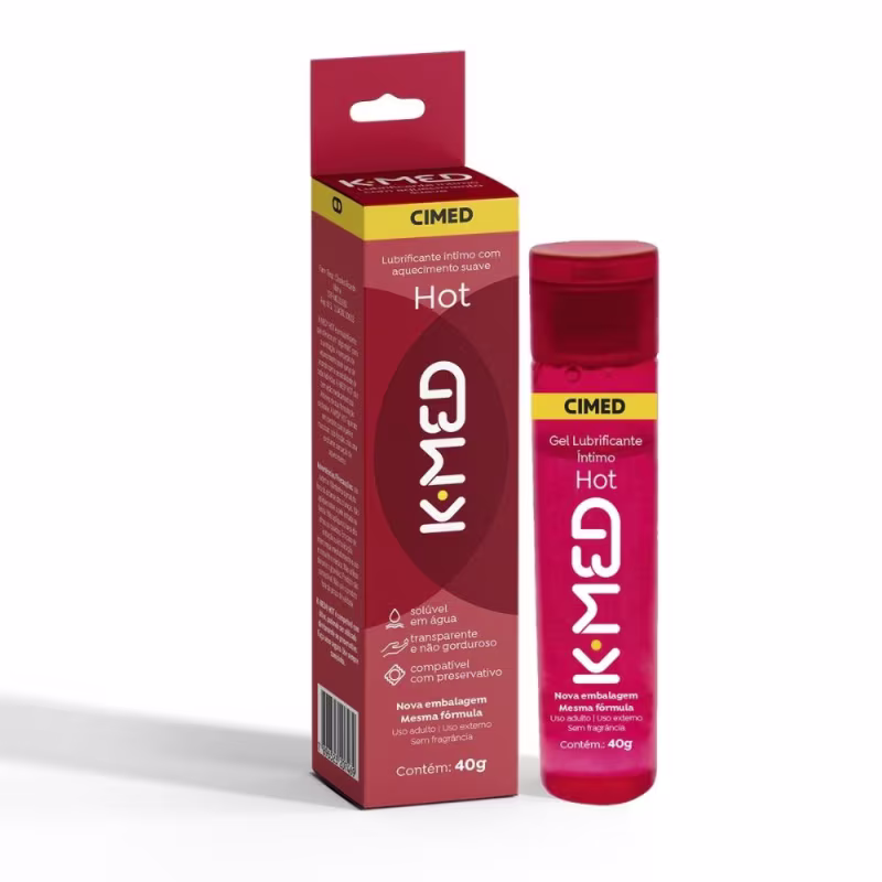 Gel Lubrificante Íntimo K-Med Hot Fire 40g