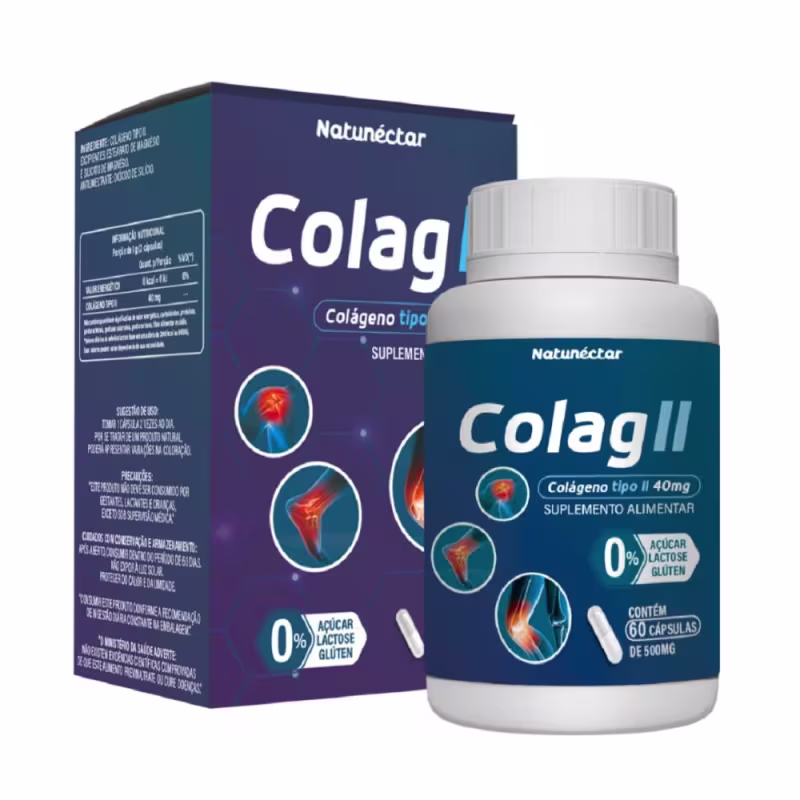 Suplemento Alimentar Colag II Natunéctar 60 Cápsulas