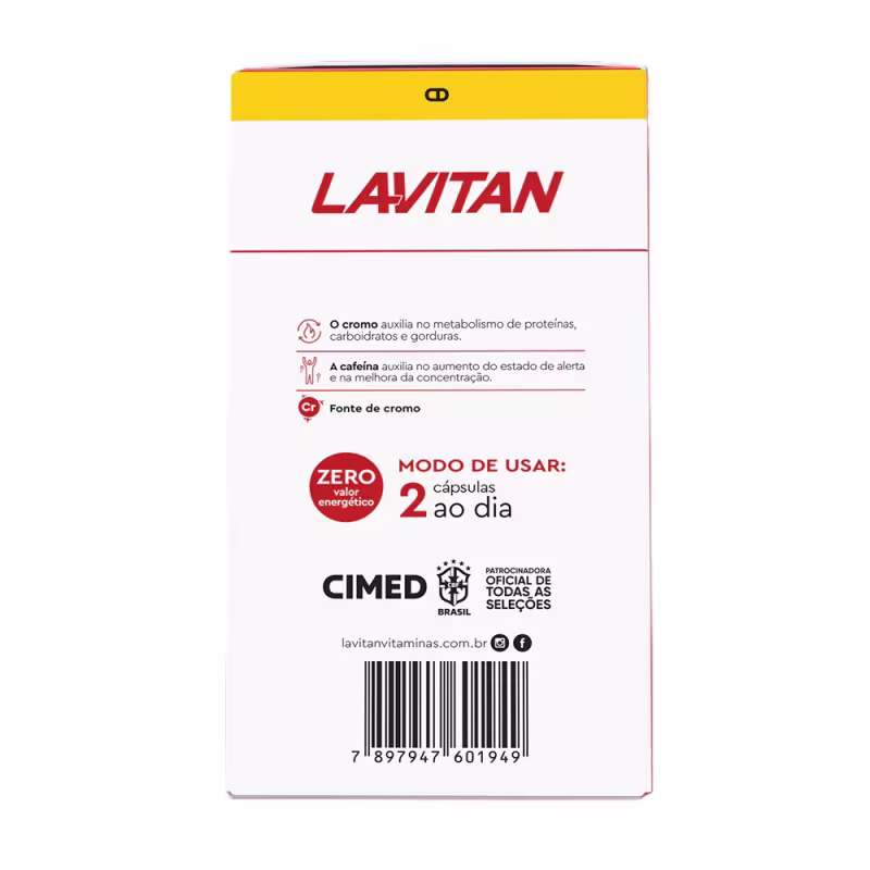 Modo de usar: 2 cápsulas ao dia