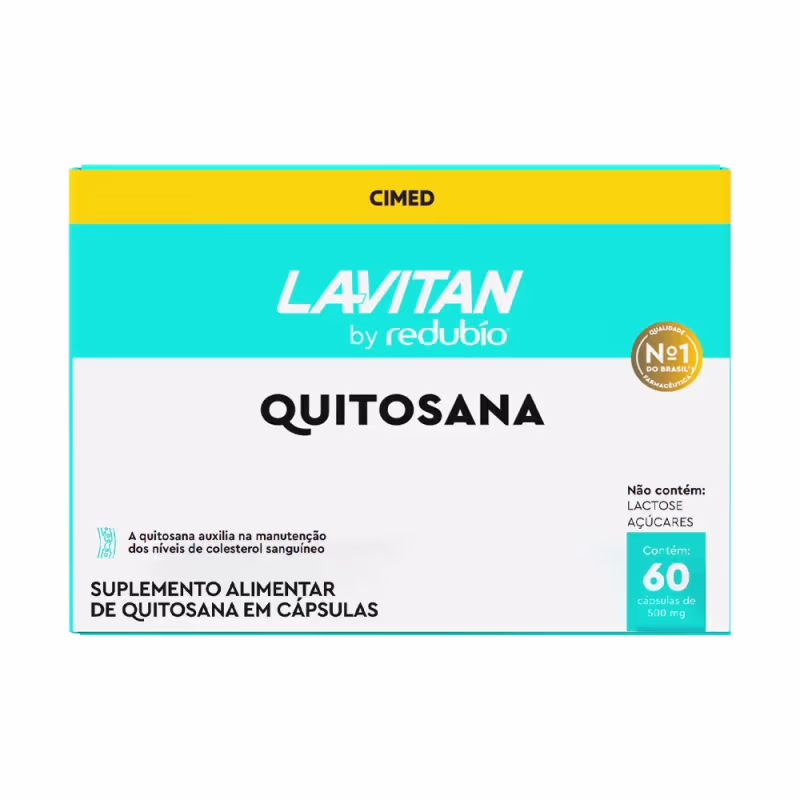 Suplemento Alimentar Lavitan By Redubío Quitosana 60 Cápsulas