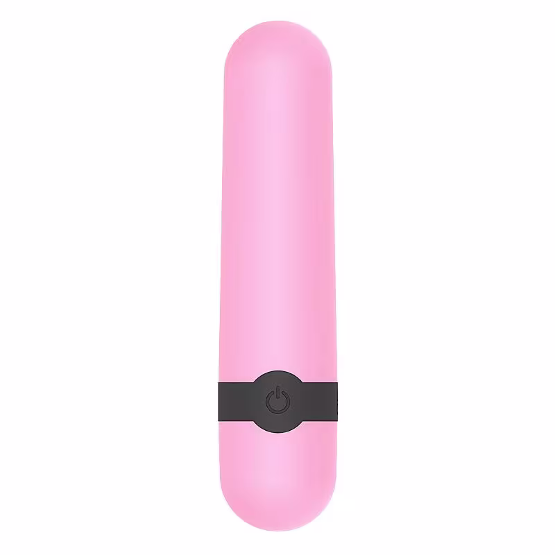 Vibrador Bullet Power Recarregável com 10 Modos de Vibração - Rosa