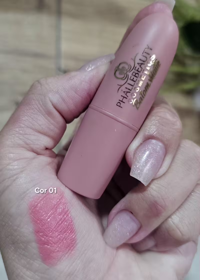 Batom Matte Fine Texture 01 - Phallebeauty