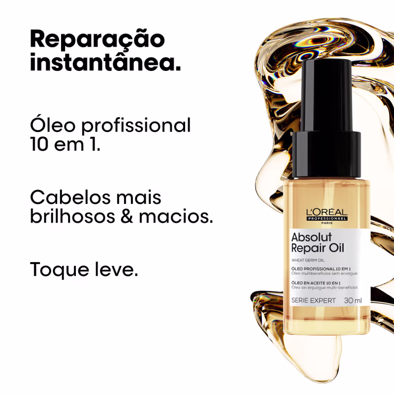 Kit L'Oréal Professionnel Absolut Repair Gold Home Care Oil 30 (4 produtos)