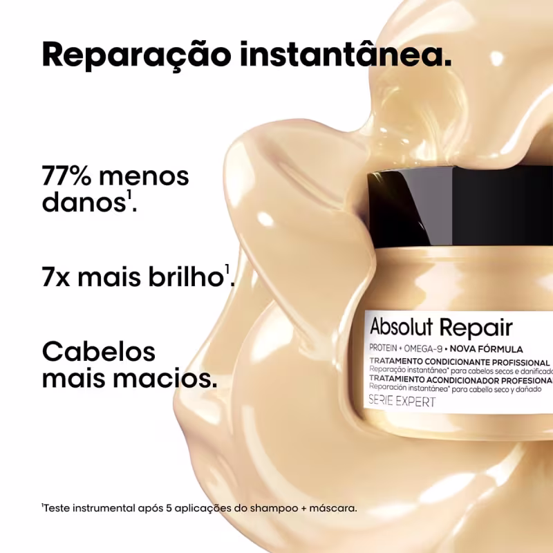 Kit L'Oréal Professionnel Absolut Repair Gold Home Care Oil 30 (4 produtos)