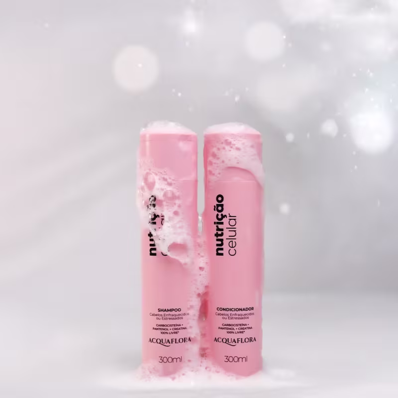 Kit Acquaflora Nutrição Celular Hair Care Total (5 produtos)