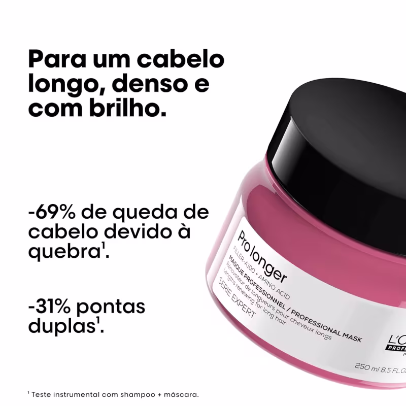 Kit L'Oréal Professionnel Pro Longer Shampoo Máscara Refil (3 produtos)