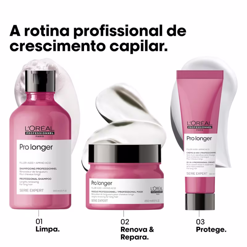 Kit L'Oréal Professionnel Pro Longer Duo Oil (3 produtos)
