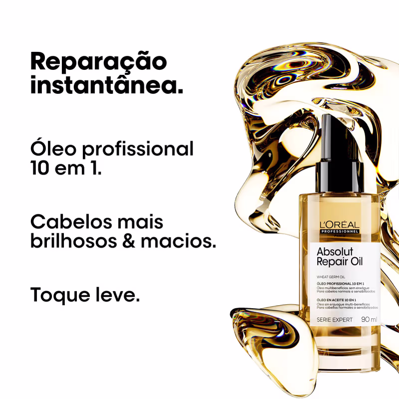 Kit L'Oréal Professionnel NutriOil Repair Home Care Oil 90 (4 produtos)