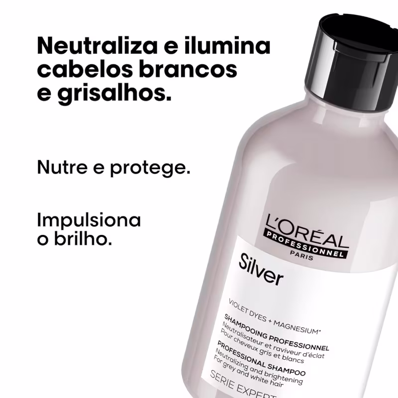 Kit L'Oréal Professionnel Silver Shampoo Extra (2 unidades)
