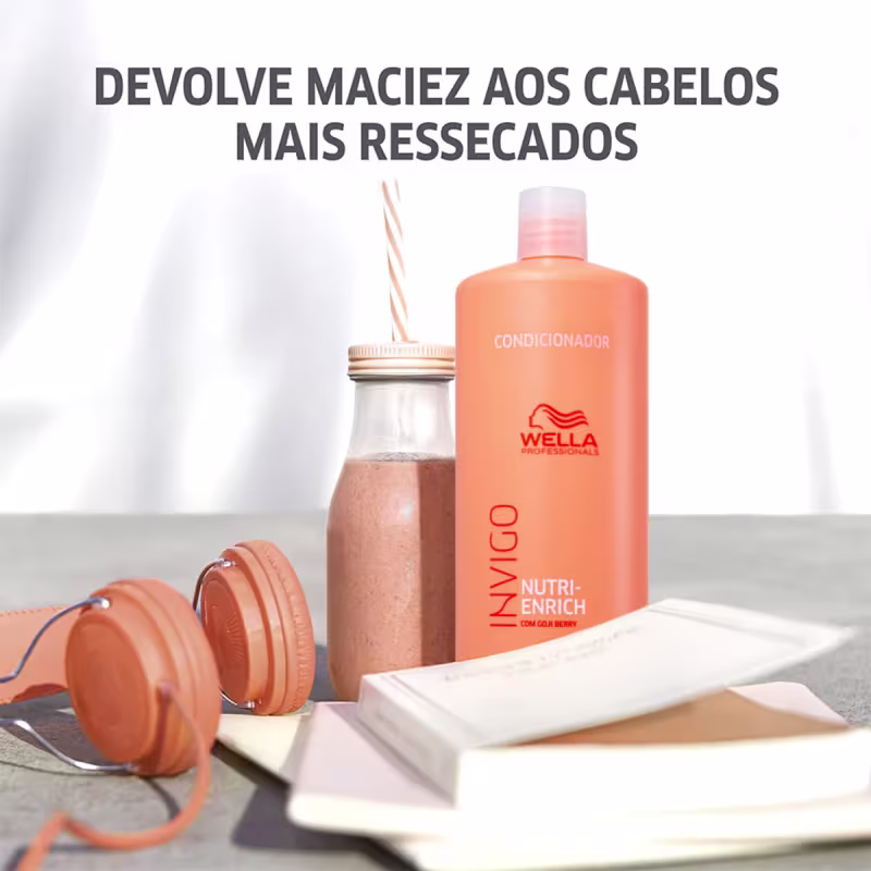 Kit Wella Professionals Invigo Nutri-Enrich Salon Máscara (3 produtos)
