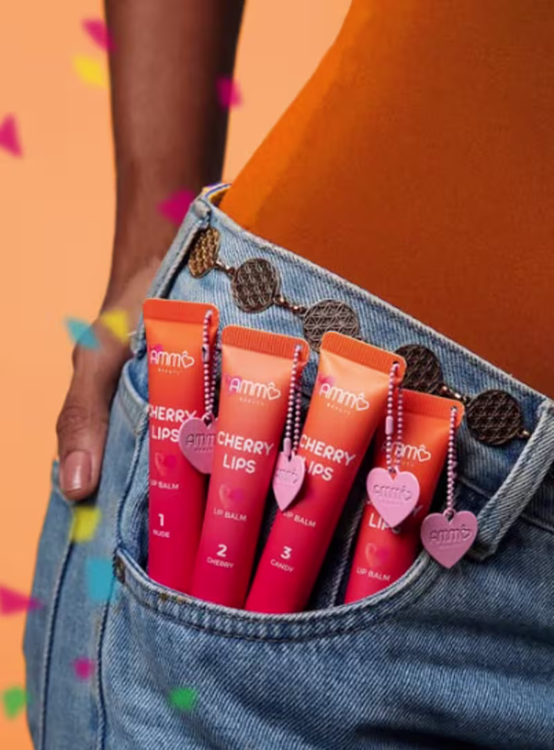 Cherry Lips Lip Balm Candy 15ml - Ammô Beauty