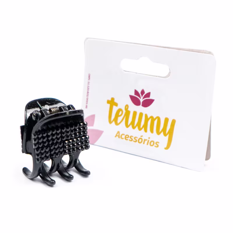 Piranha Preta Brilhosa P Pacote 12x1 Unidade - Terumy Acessórios