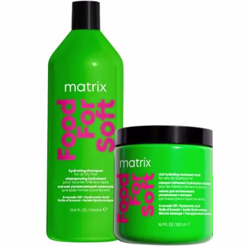 Matrix - Food For Soft - kit - Shampoo 1L + Mascara 500 mL
