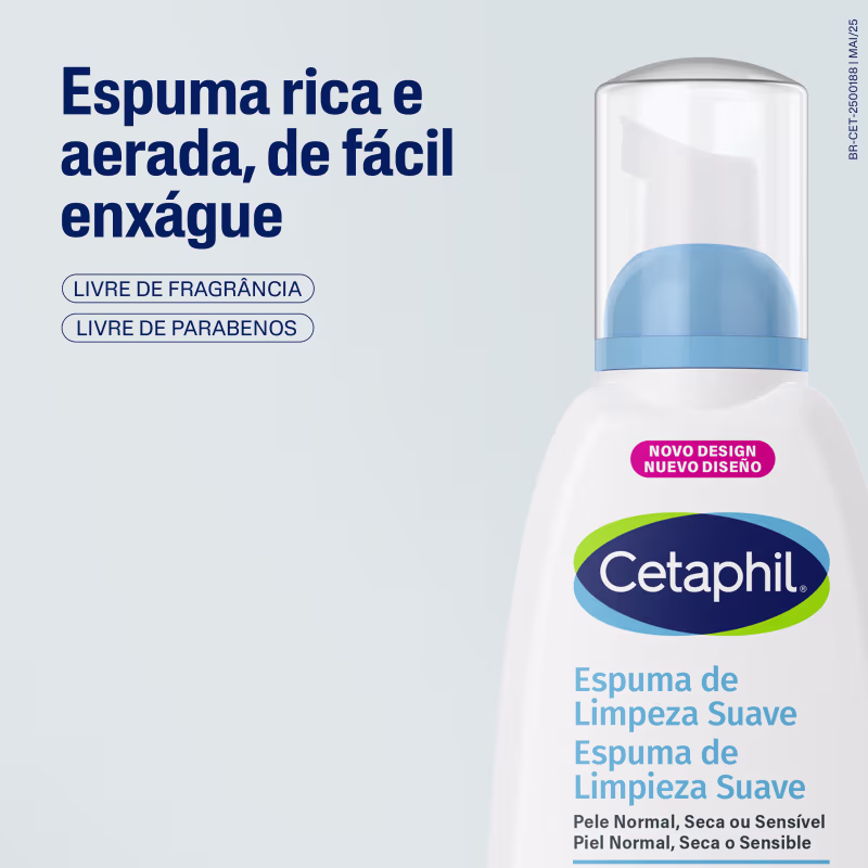 Cetaphil Suave - Espuma de Limpeza Facial 236ml