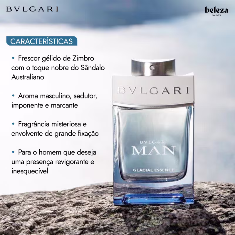 Bvlgari Man Glacial Essence Eau de Parfum - Perfume Masculino 100ml