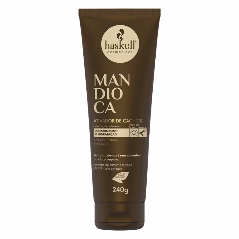 Kit Completo Hidratação e Crescimento Mandioca Haskell 1L
