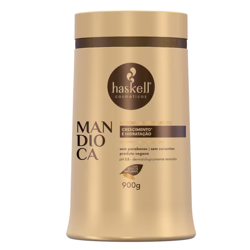 Kit Completo Hidratação e Crescimento Mandioca Haskell 1L