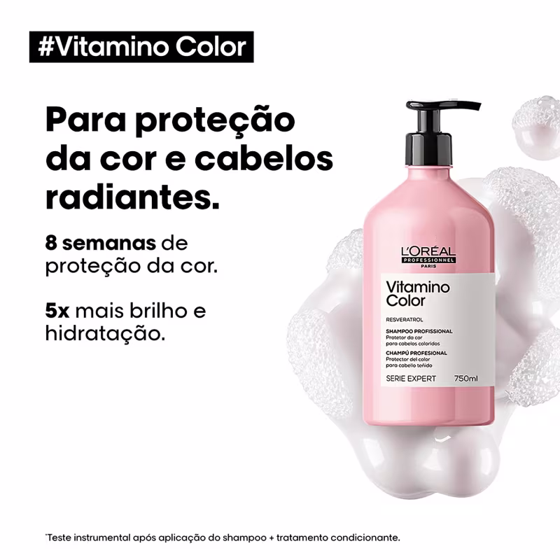 Kit L'Oréal Professionnel Serie Expert Vitamino Color Resveratrol Repair (3 Produtos)