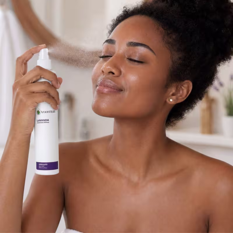 Hidrolato Floral de Lavanda Cabelo Corpo Rosto 200 ml