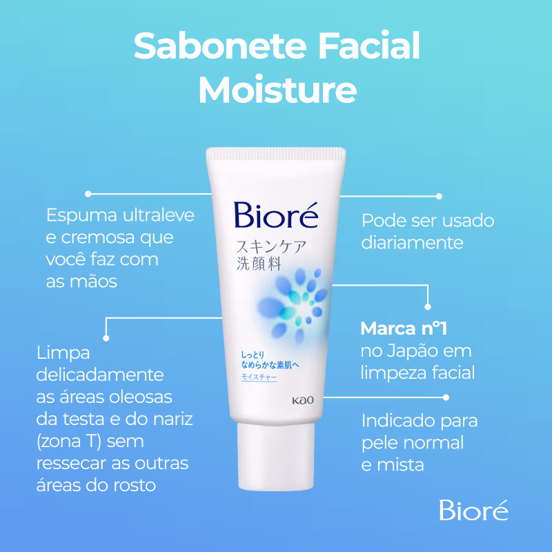 Bioré Wash - Sabonete Facial 60g