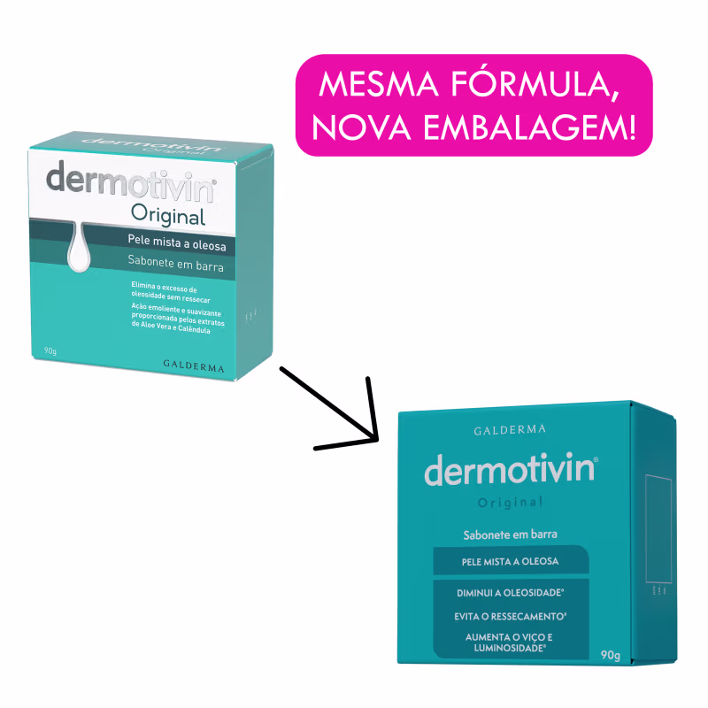 Dermotivin Original - Sabonete em Barra Facial 90g