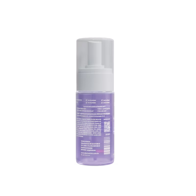 Dermotivin Soft Soft Pele Seca ou Sensibilizada - Espuma de Limpeza Facial 130ml