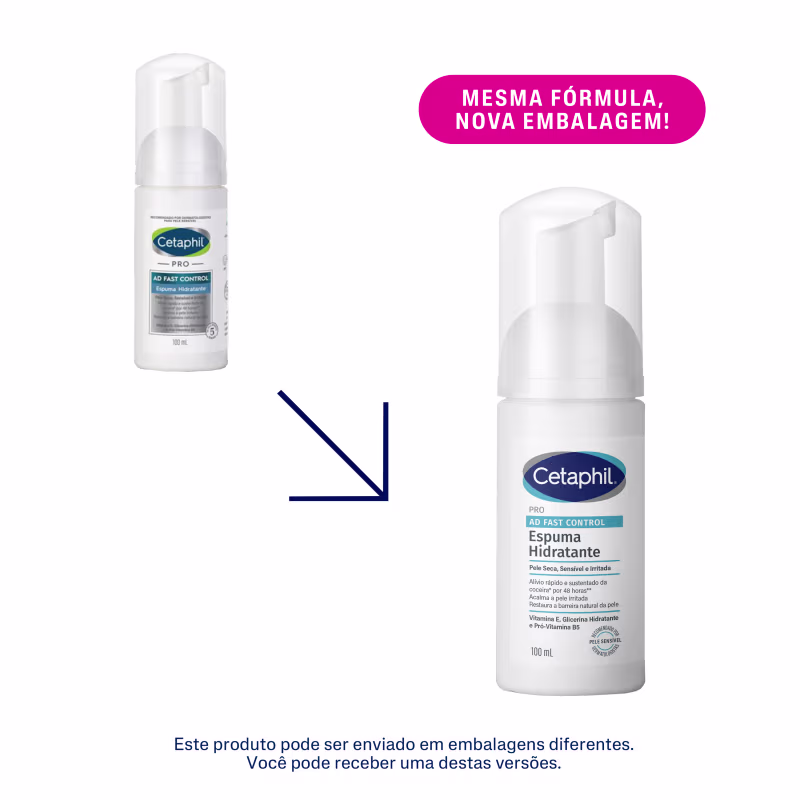 Cetaphil Pro AD Restoraderm - Espuma Hidratante Hipoalergênica 100ml