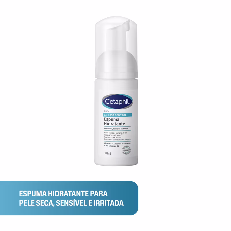 Cetaphil Pro AD Restoraderm - Espuma Hidratante Hipoalergênica 100ml