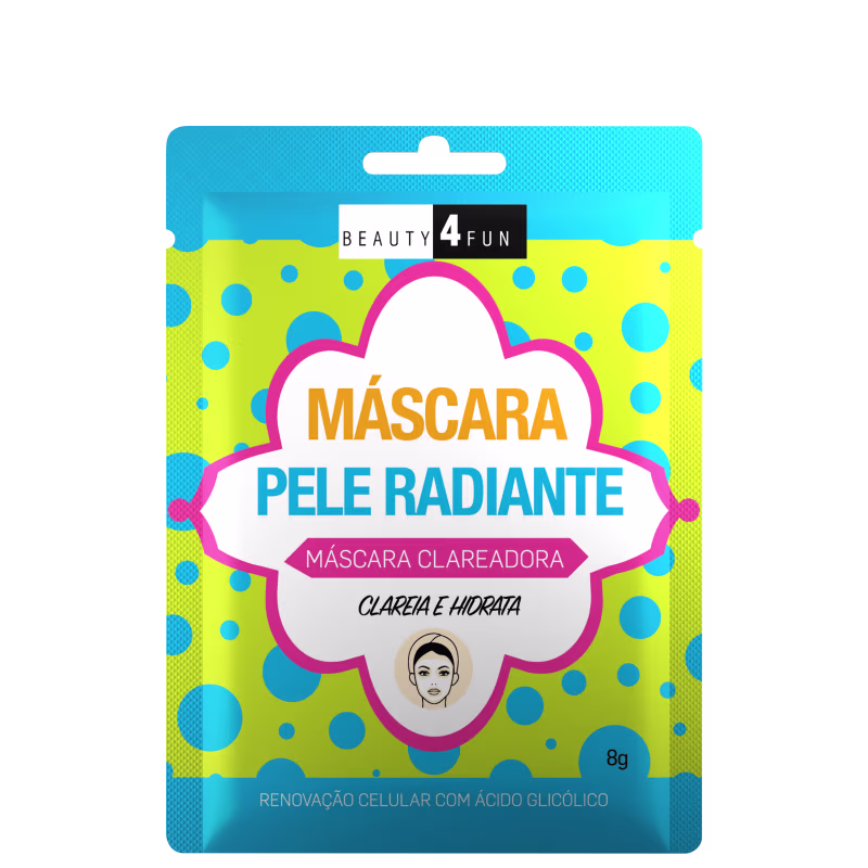 Beauty 4 Fun Pele Radiante - Máscara Facial 8g