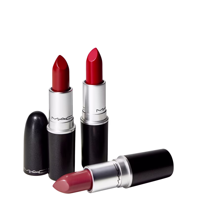 Kit M·A·C Frosted Firework Sparkler Starter Lipsticks (3 Produtos)