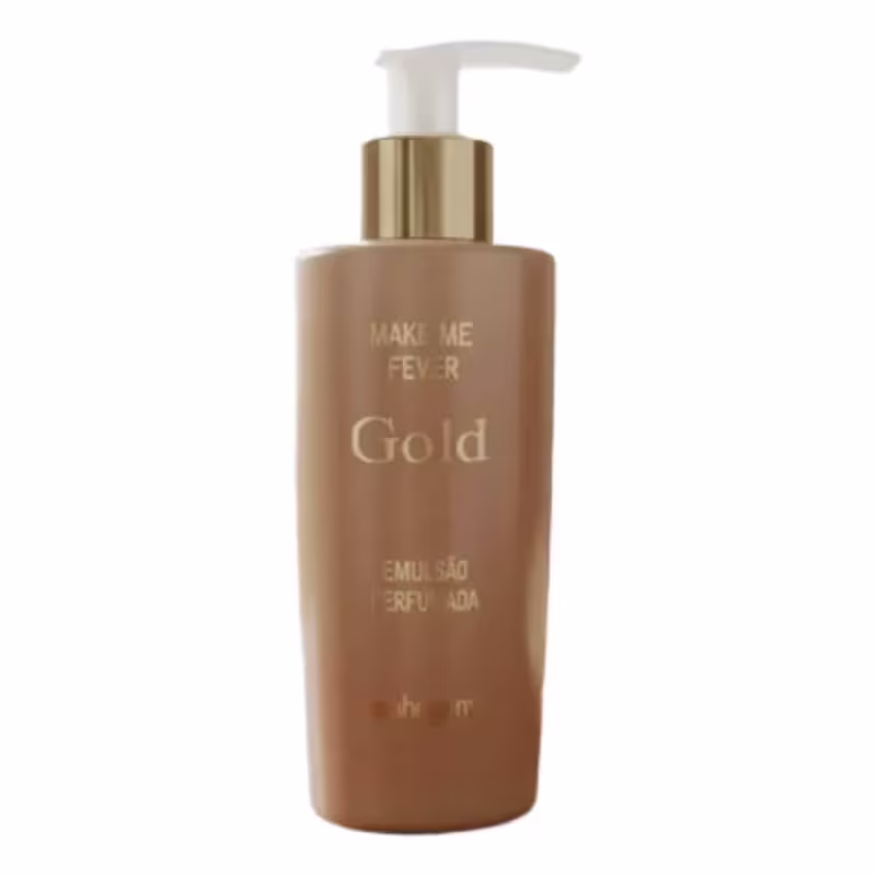 Hidratante Corporal Make Me Fever Gold 160ml Mahogany